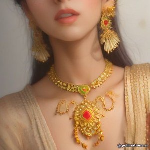 Kundan-look Kempu Choker (கெம்பு சோக்கர்)