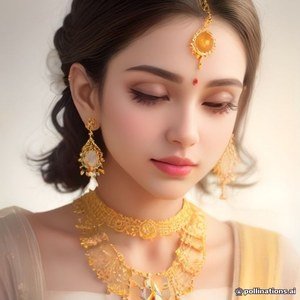 Kundan-look Diamond-look Studs (டைமண்ட் தோடு)